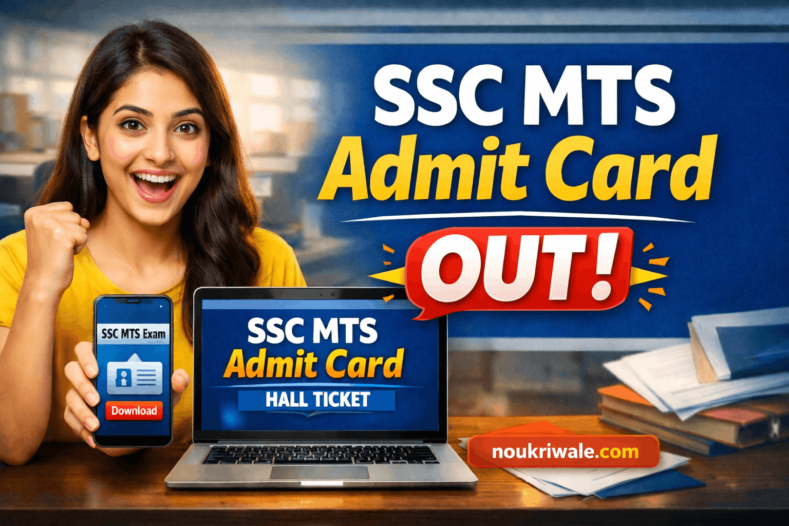 SSC MTS Admit Card 2026 Download