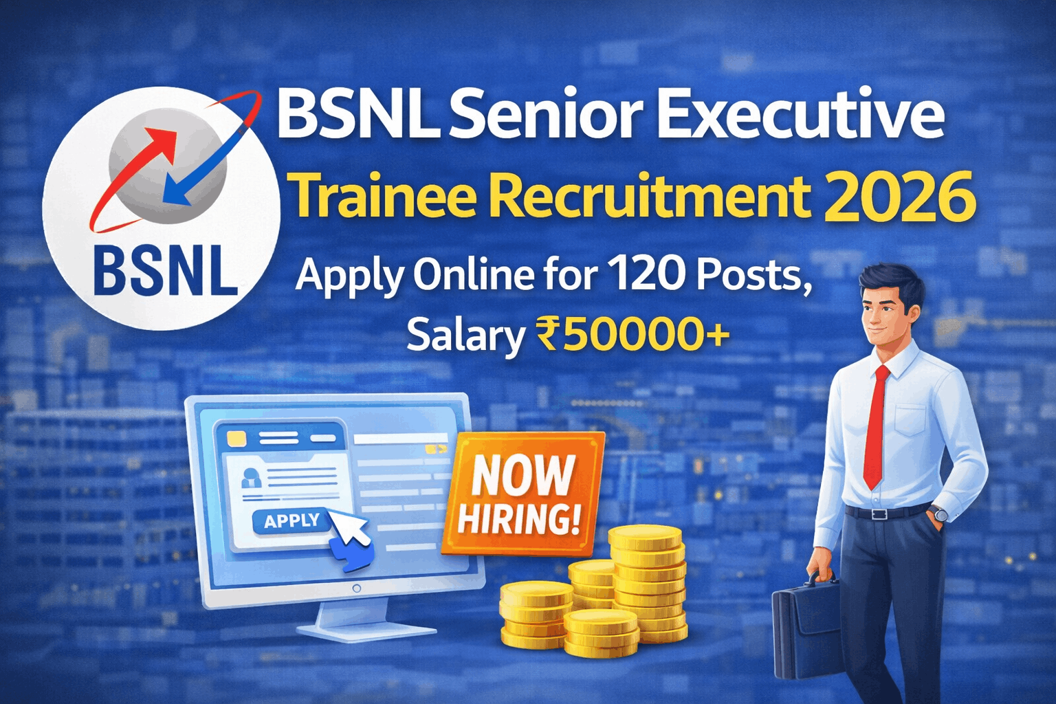 BSNL Senior Executive Trainee Vacancy 2026 Notification